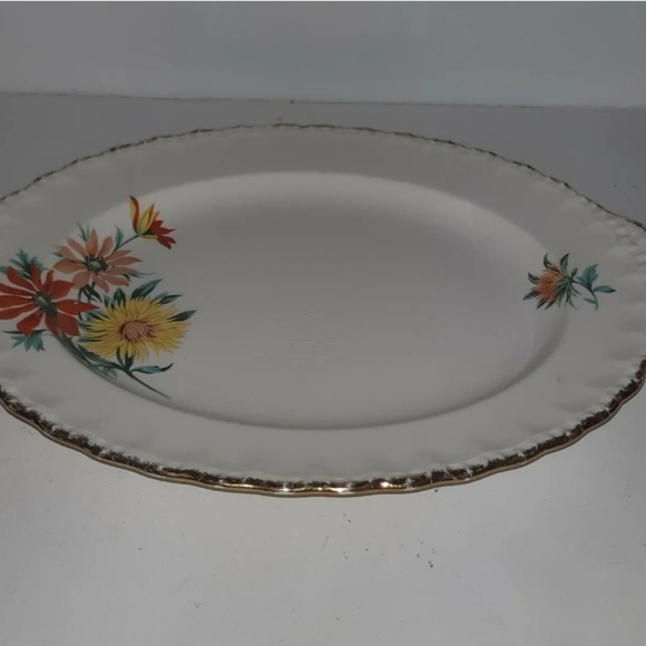 Vintage Cream Petal Grindley england plate ''A'' white/cream - Picture 4 of 7